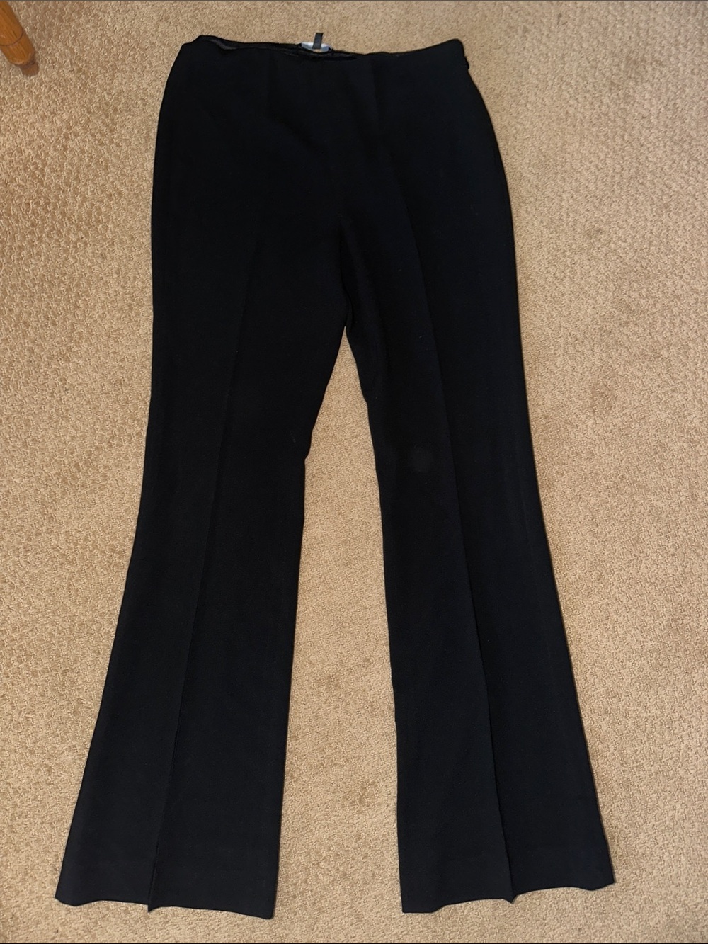 Theory Black Boot-Cut Dress Pants